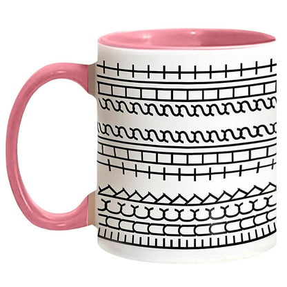 12oz "Fuck It" Ceramic Coffee Mug - Pink