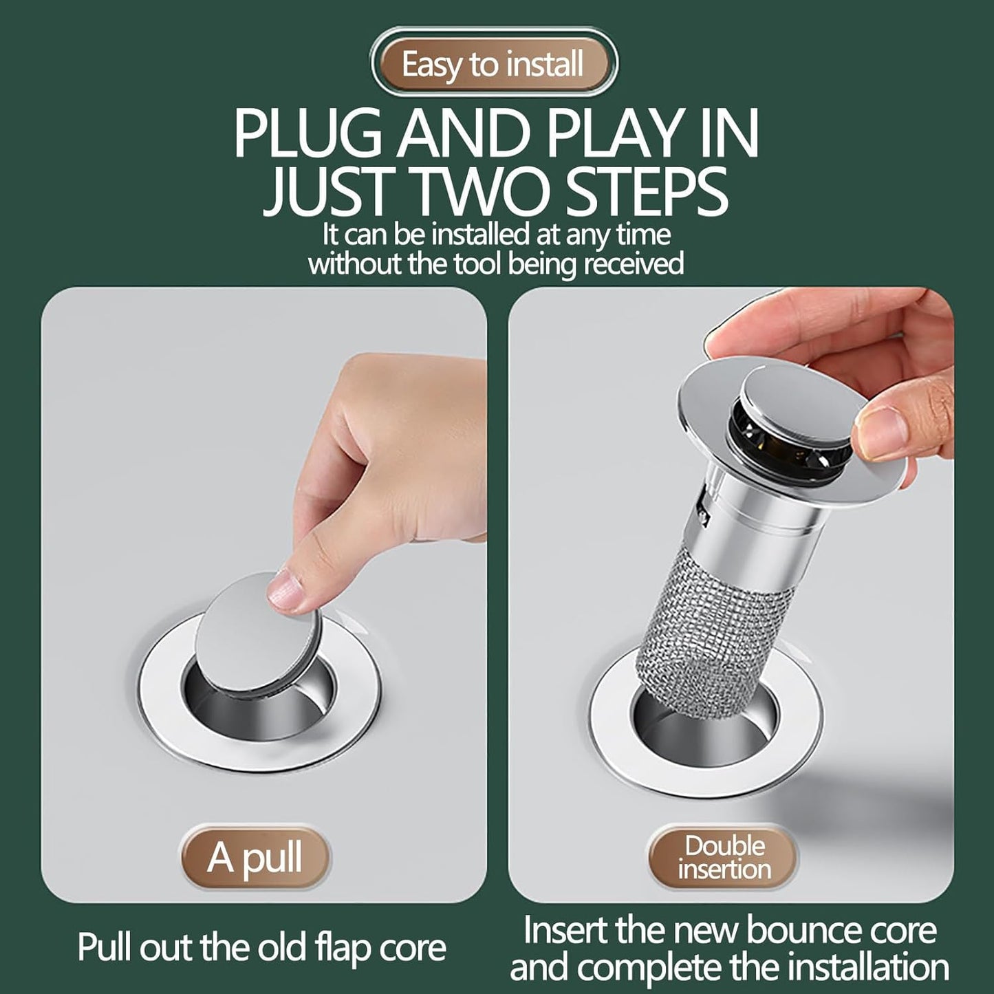 FlowGuard™ — Keep Drains Clear and Protect Precious Treasures Instantly