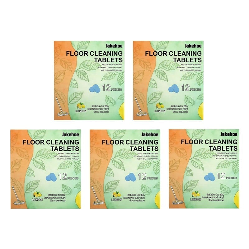 Floor Cleaning Tablets - 5 packs (60 pcs)