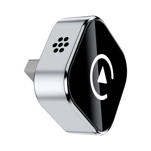 2-in-1 Adapter: Wireless CarPlay & Android Auto - Silver