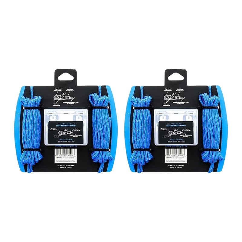 Cord and Rope Tightening and Cinching Tool - 2 sets（12 packs）
