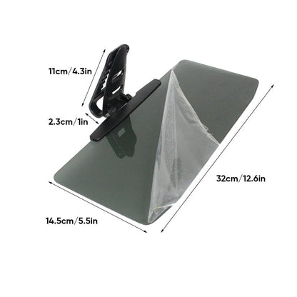 Car Sun Visor With Polarized Glare Protection - 1 pc