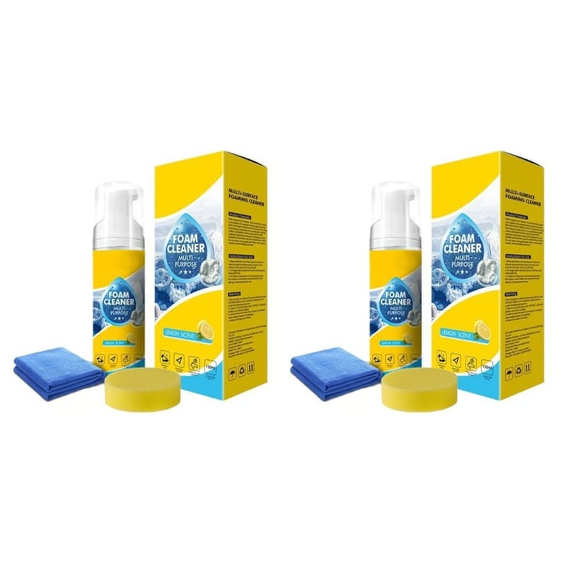 2 sets（710g+2 Sponges +2 cleaning clothes）