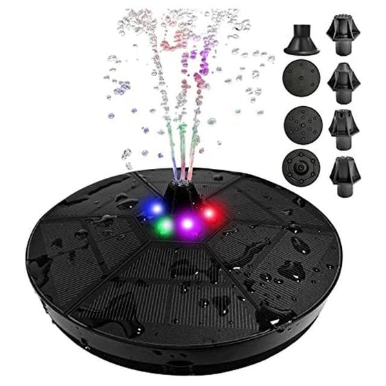 solar pump with light + anti-collision bar