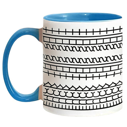 12oz "Fuck It" Ceramic Coffee Mug - Blue