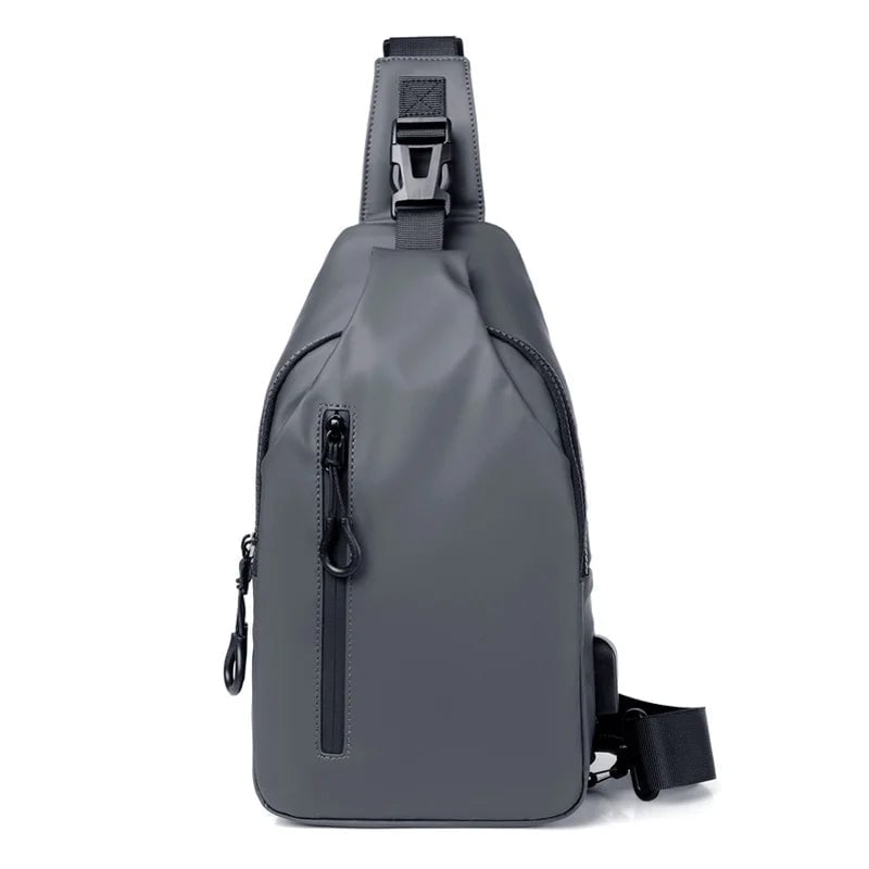 Waterproof Shoulder Bag - Grey