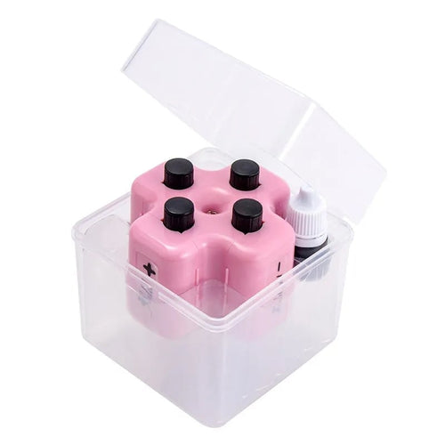 4-in-1 Math Practice Roller Stamp Set - Pink (One complimentary ink refill included)