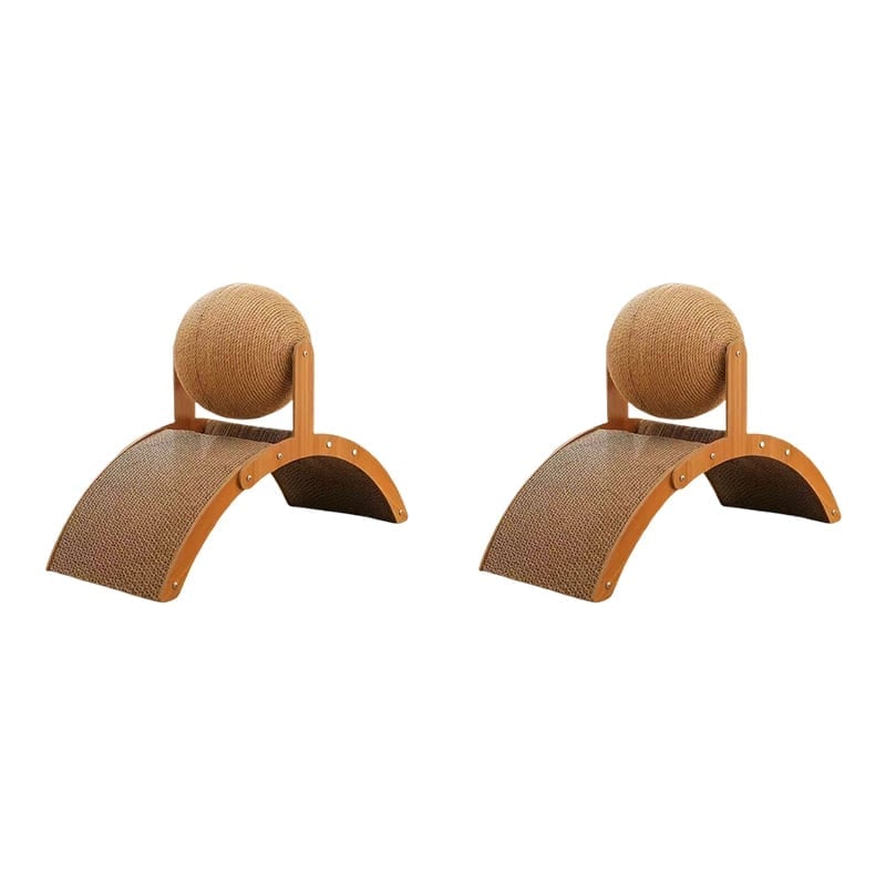 Cat Scratching Ball on Stand - 2 pcs