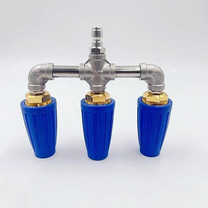 Triple Turbo Nozzle High-Pressure Washer Nozzle