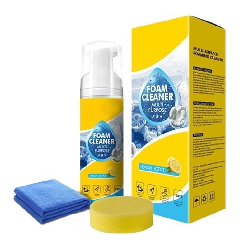 Multifunctional Foam Cleaner - 1 set（350g+Sponge +cleaning cloth）