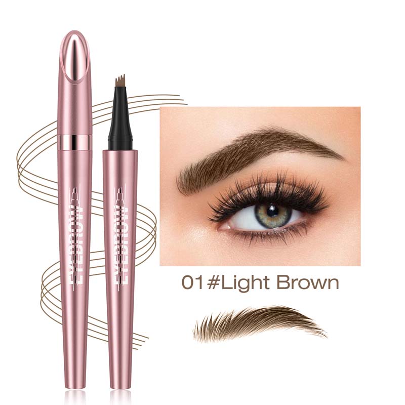 QIC Four-Prong Eyebrow Pencil - 01# Light Brown