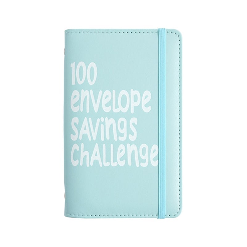 100 Envelope Savings Challenge Binder - 🔵📒Blue