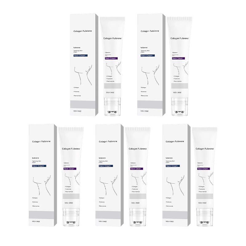 Advanced Collagen V-Roller Neck Cream - 5 PCS