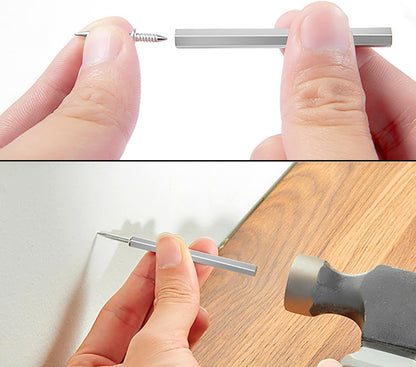 SecureHold™ Double-Head Nails — Snap in Flawless, Drill-Free Perfection Every Time