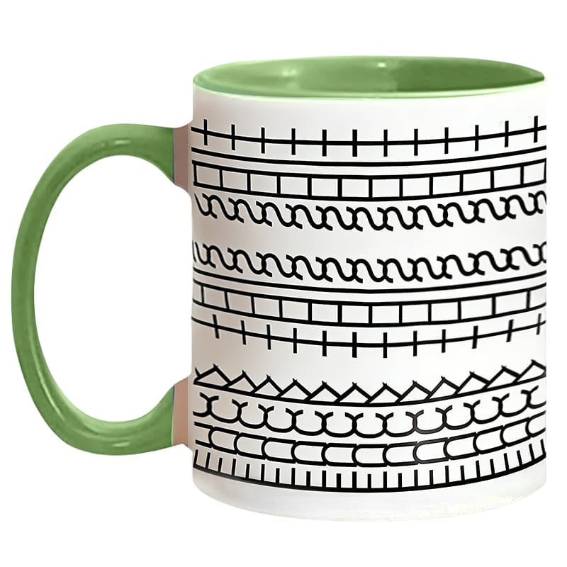 12oz "Fuck It" Ceramic Coffee Mug - Green