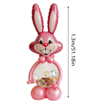 Easter Bunny Balloon Set - Pink