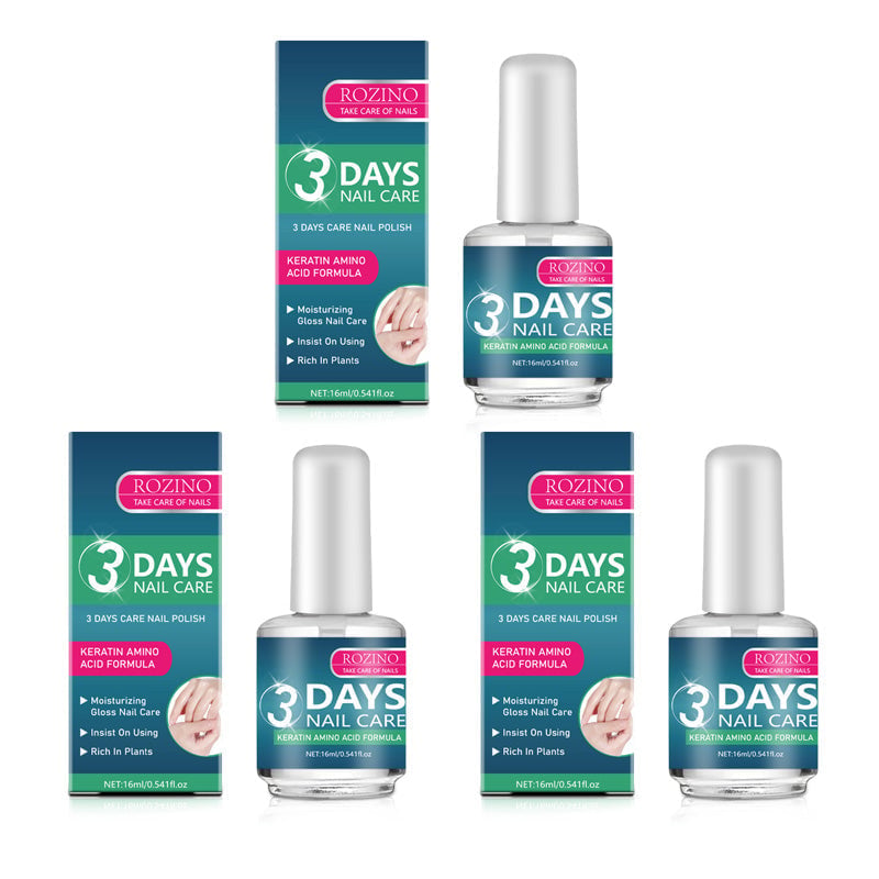 3-Day Brittle Nail Breakthrough: Keratin Nail Care Oil - 🔥3 PCS