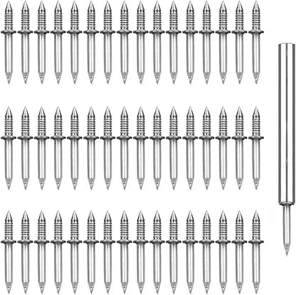 SecureHold™ Double-Head Nails — Snap in Flawless, Drill-Free Perfection Every Time