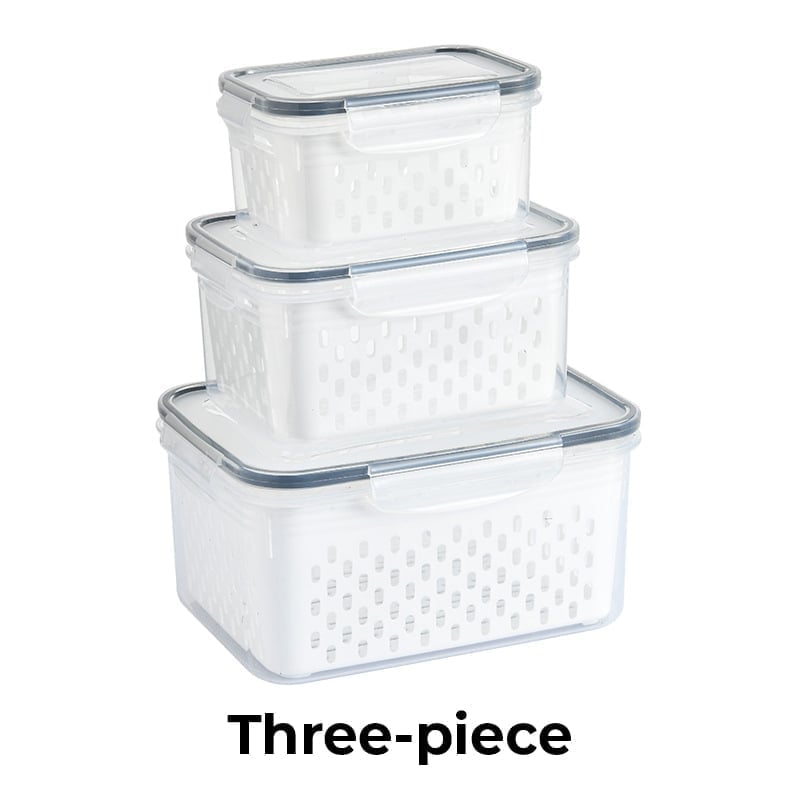 Food Storage Containers - Three-piece (850ML+1750ml+3300ml)
