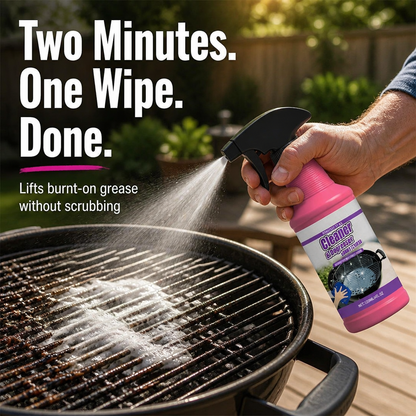 FlameForce™ — Lift Burnt-On Grease Off Your Grill in Two Minutes