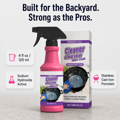 FlameForce™ — Lift Burnt-On Grease Off Your Grill in Two Minutes