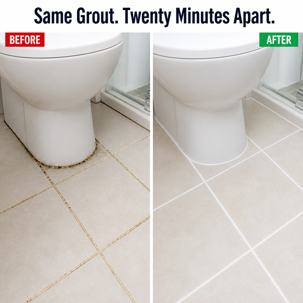 AquaShield™ — Cover Stained Grout in Minutes Without Re-Grouting or Scrubbing