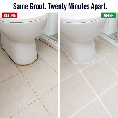 AquaShield™ — Cover Stained Grout in Minutes Without Re-Grouting or Scrubbing
