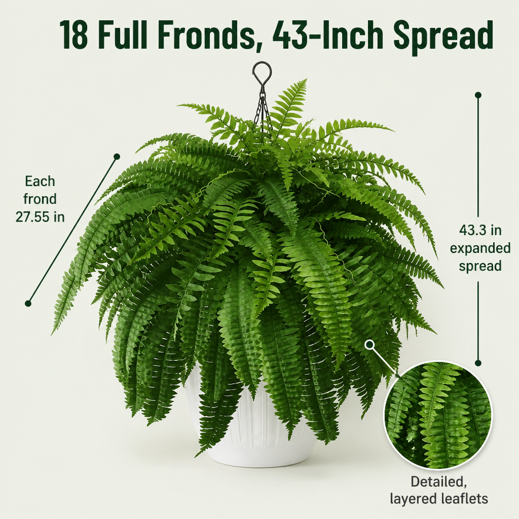 EverFern™ — Get Lush Boston Ferns That Never Fade or Need Watering