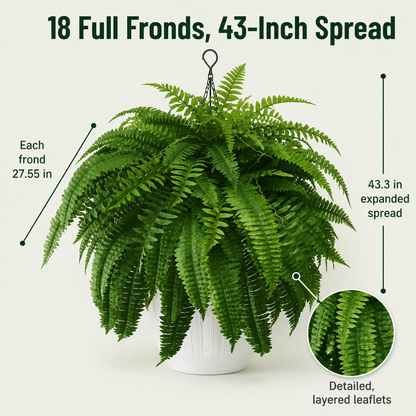 EverFern™ — Get Lush Boston Ferns That Never Fade or Need Watering